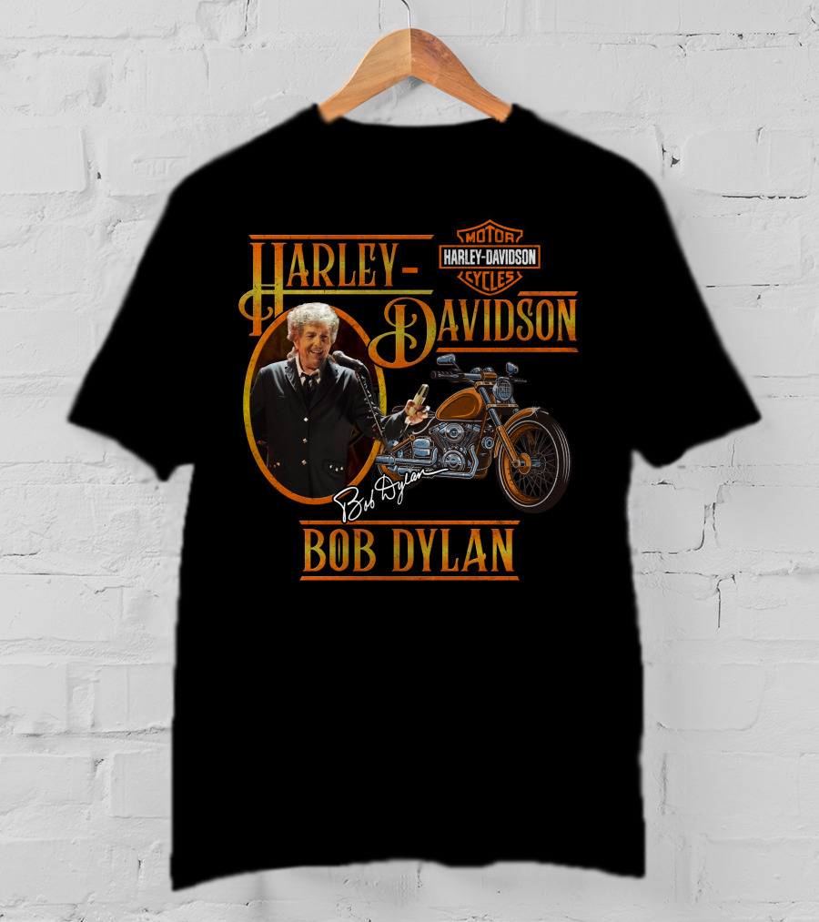 Harley Davidson Bob Dylan Motorcycles T-Shirt