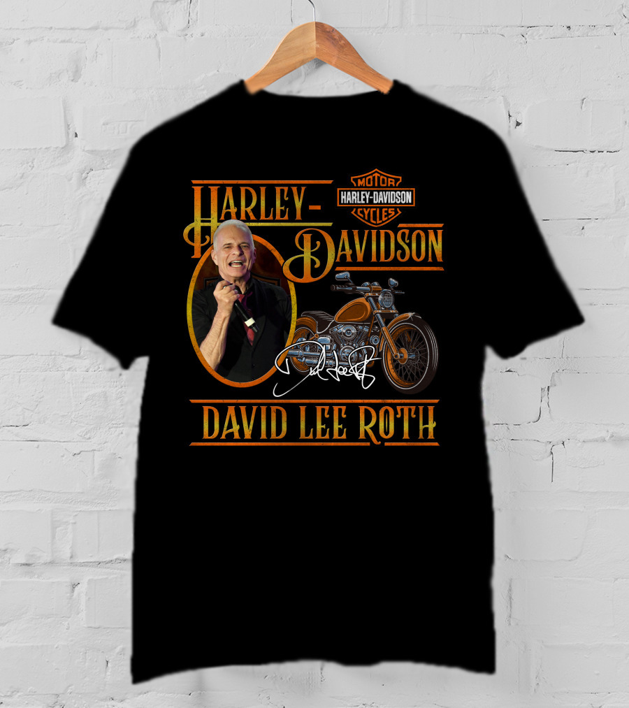 Harley Davidson Motor Cycles David Lee Roth T-Shirt