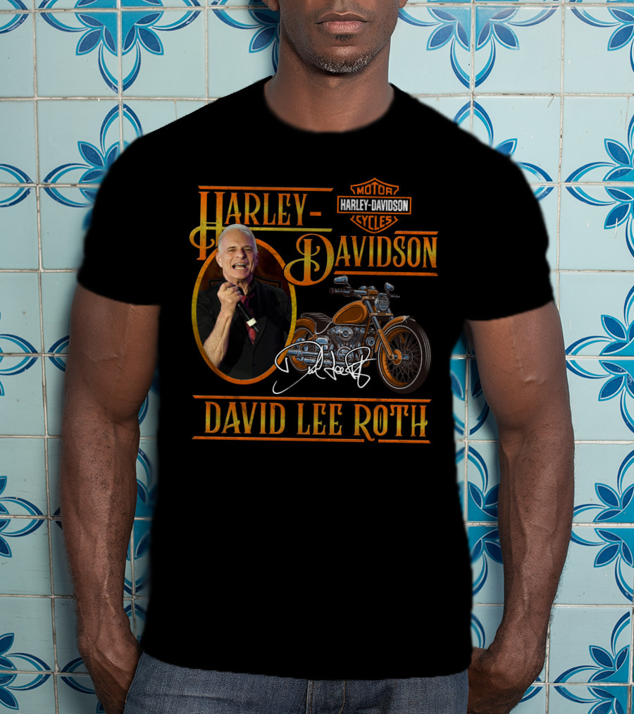 Harley Davidson Motor Cycles David Lee Roth T-Shirt