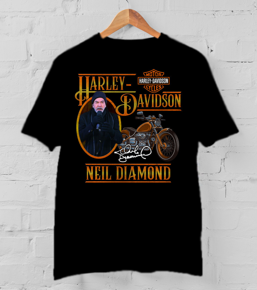 Harley Davidson Neil Diamond Motorcycles T-Shirt