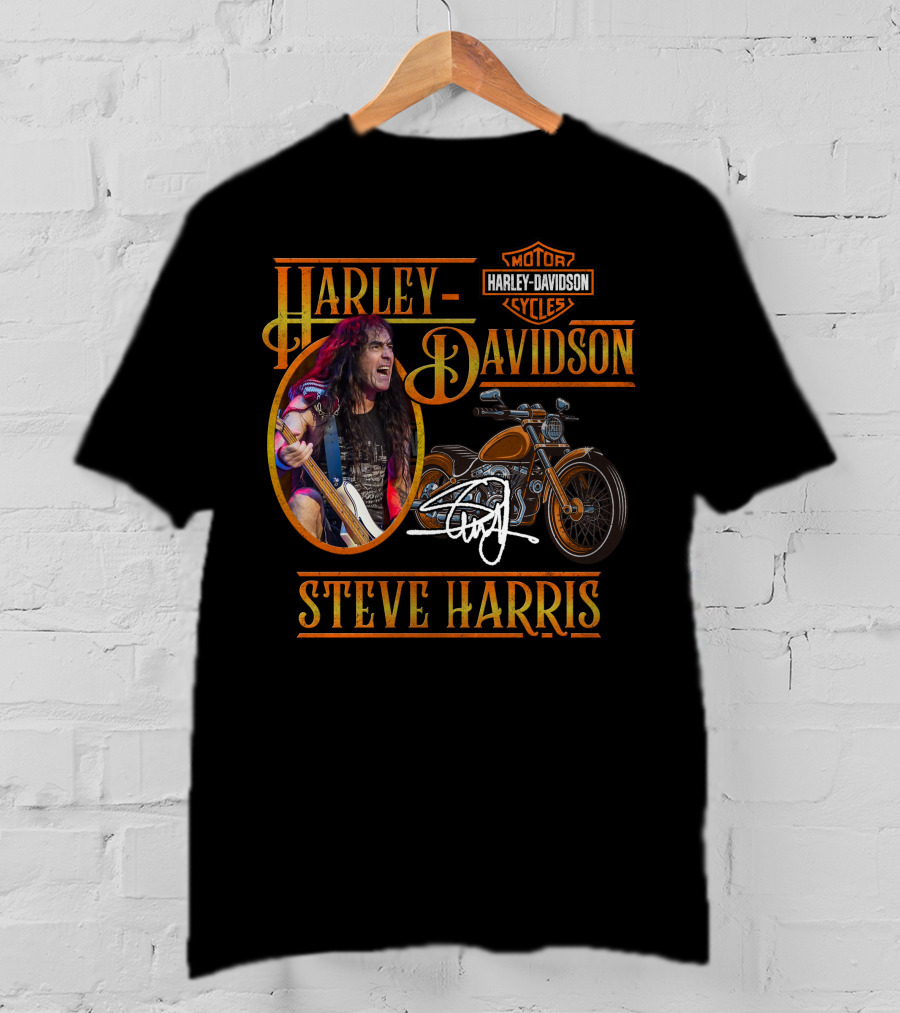Harley Davidson Motorcycles Steve Harris T-Shirt