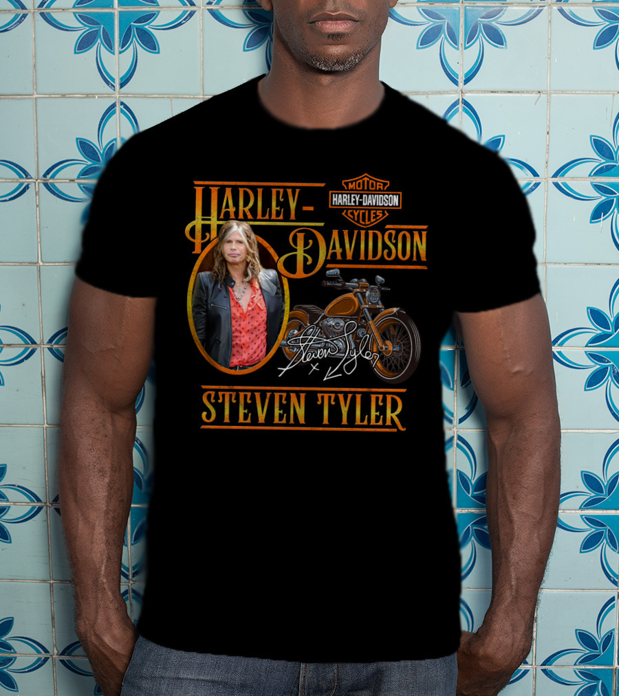 Harley Davidson Motor Cycles Steven Tyler T-Shirt