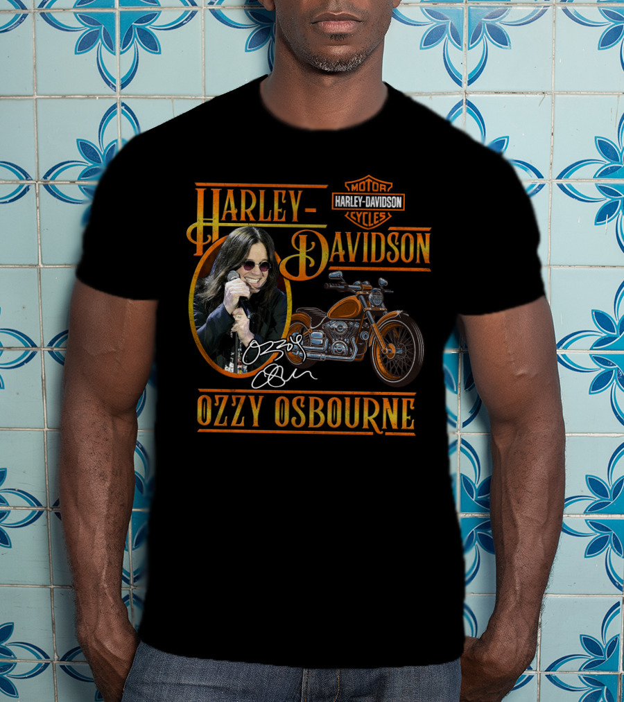 Harley Davidson Ozzy Osbourne Motor Cycles T-Shirt
