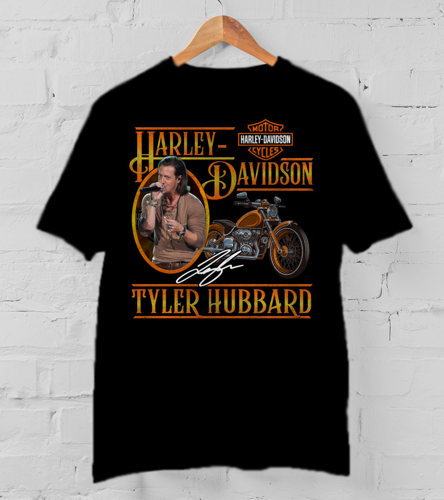 Harley Davidson Tyler Hubbard Motorcycles T-Shirt