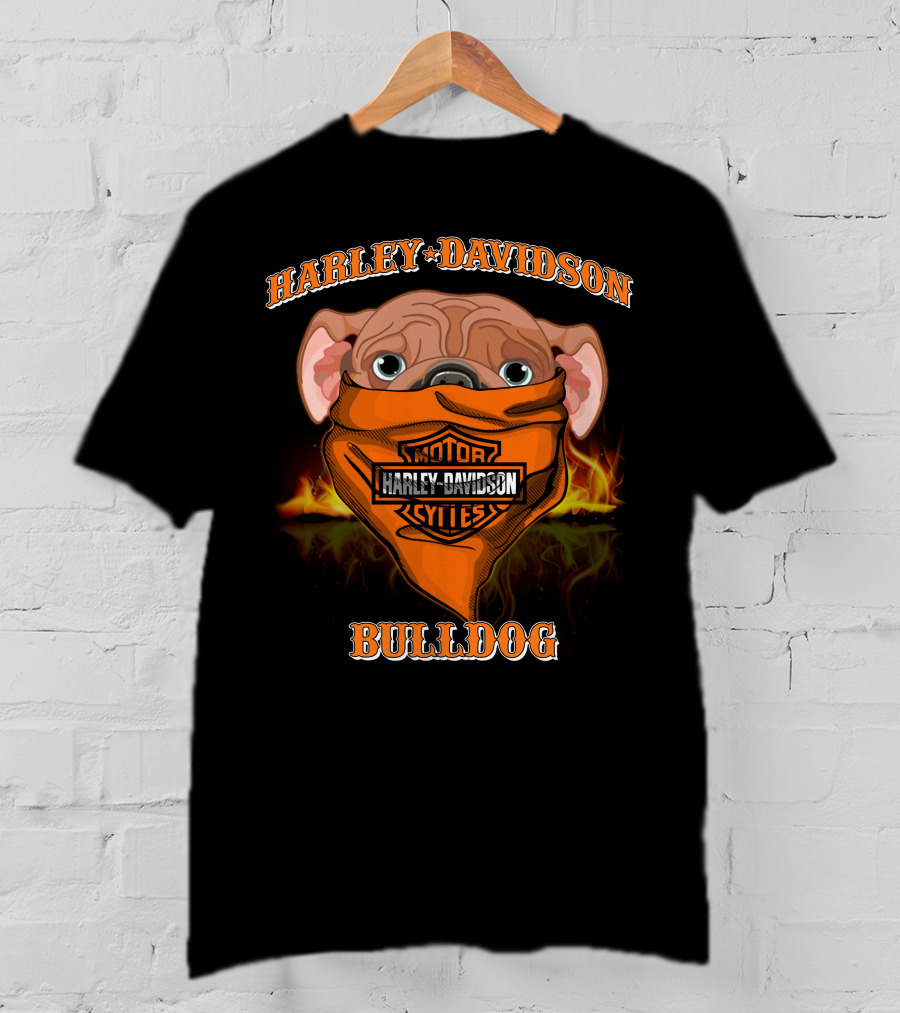 Harley Davidson Bulldog Motor Cycles T-Shirt