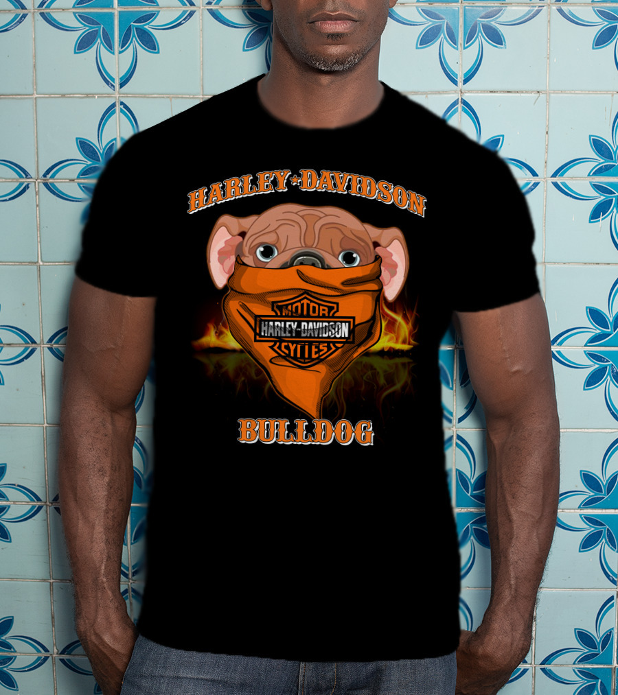 Harley Davidson Bulldog Motor Cycles T-Shirt