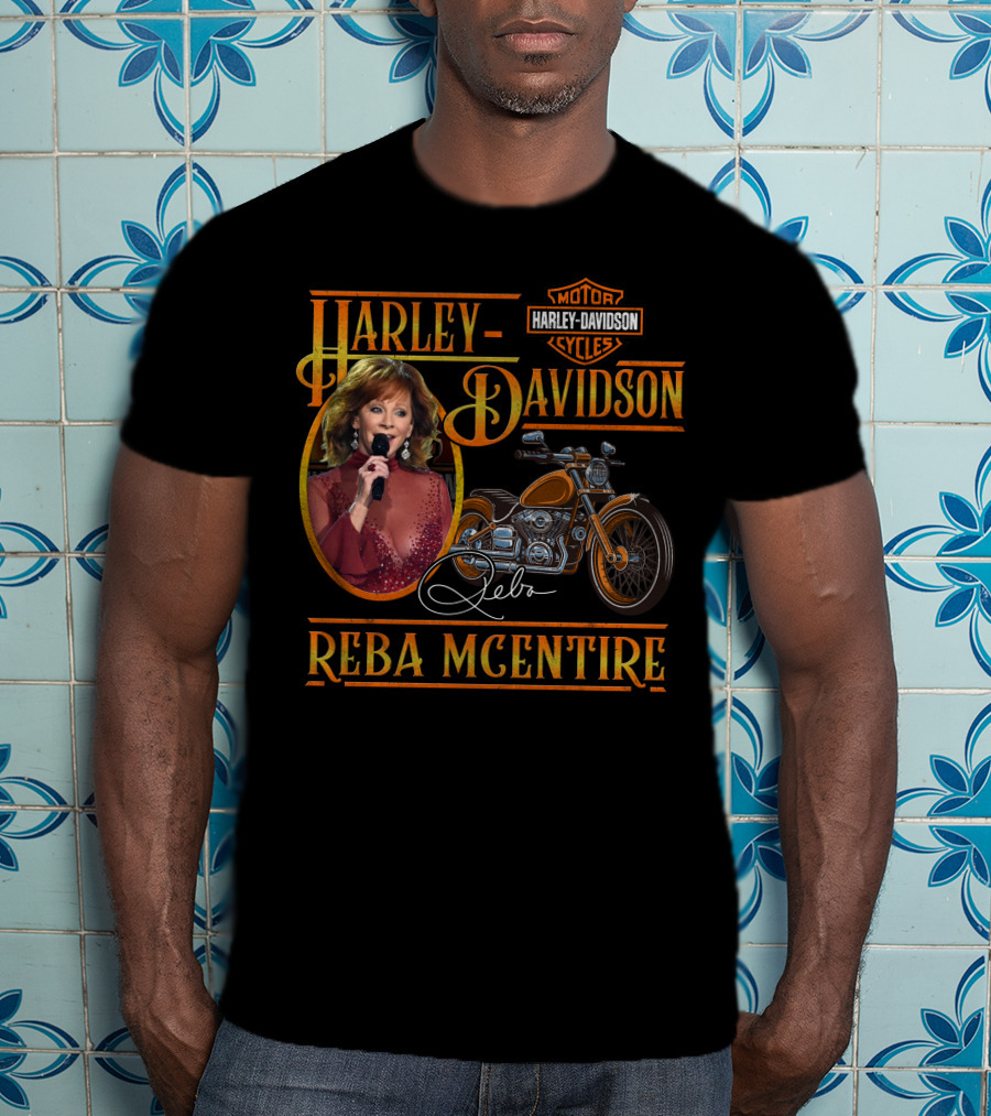Reba Mcentire Harley Davidson Motor Cycles T-Shirt