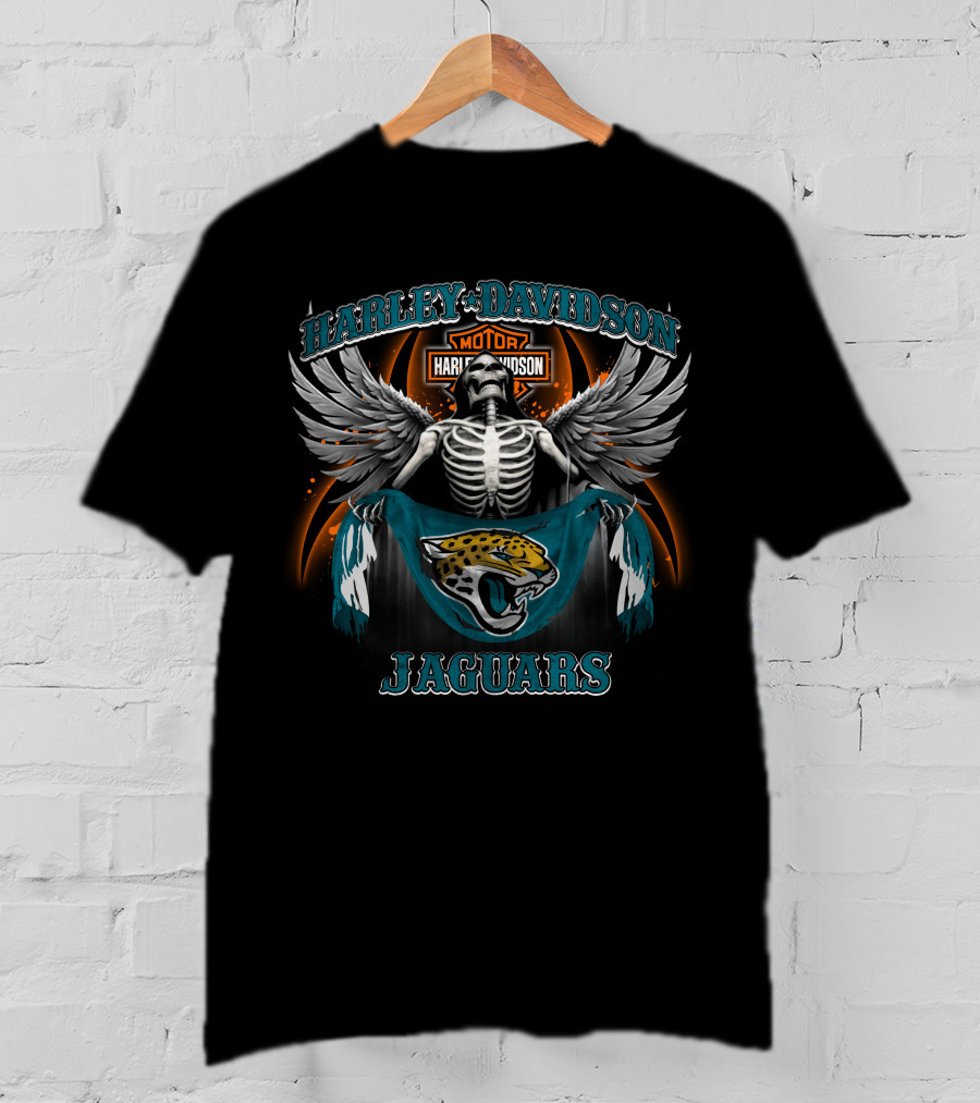 Harley Davidson Motor Jacksonville Jaguars T-Shirt