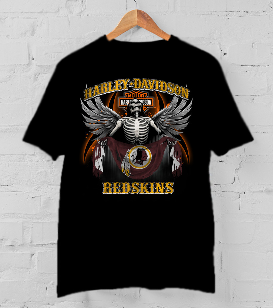 Harley Davidson Motor Redskins T-Shirt