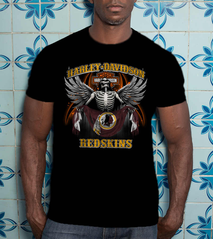 Harley Davidson Motor Redskins T-Shirt