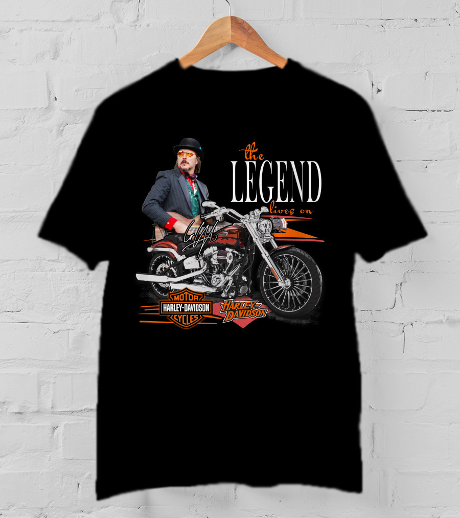 The Legend Lives On Harley Davidson Cycles T-Shirt