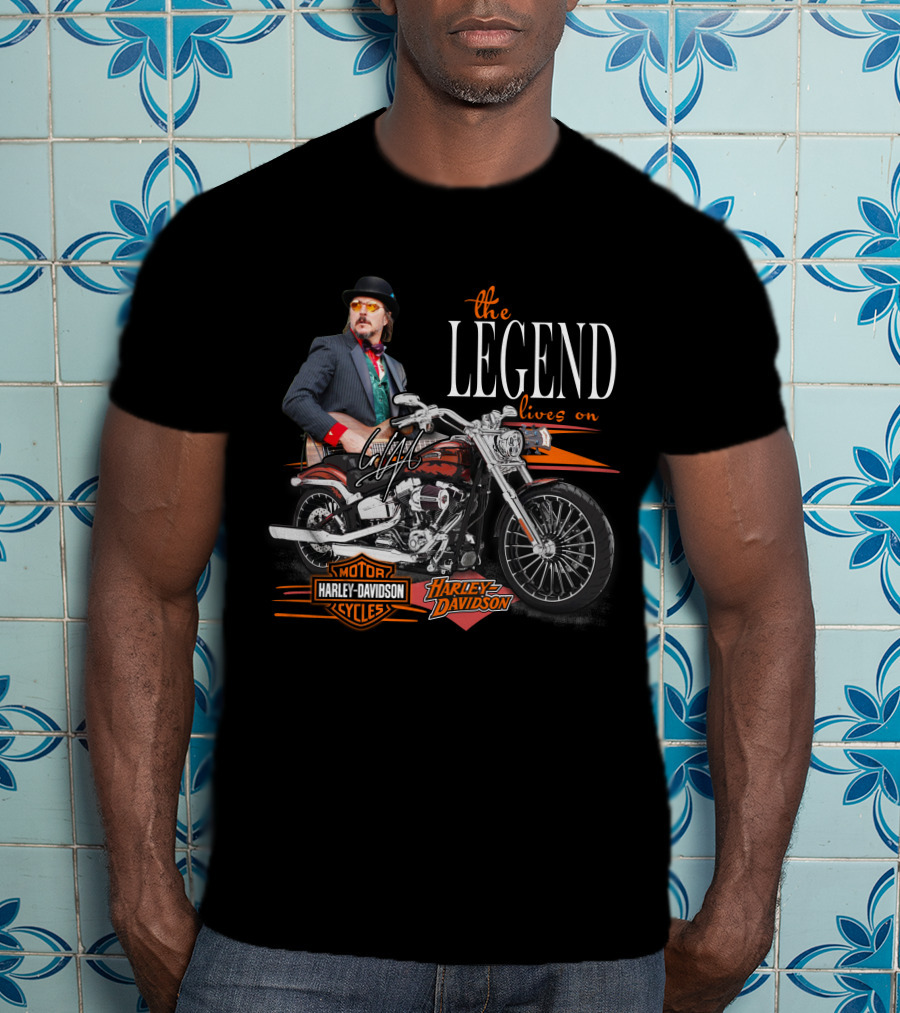 The Legend Lives On Harley Davidson Cycles T-Shirt