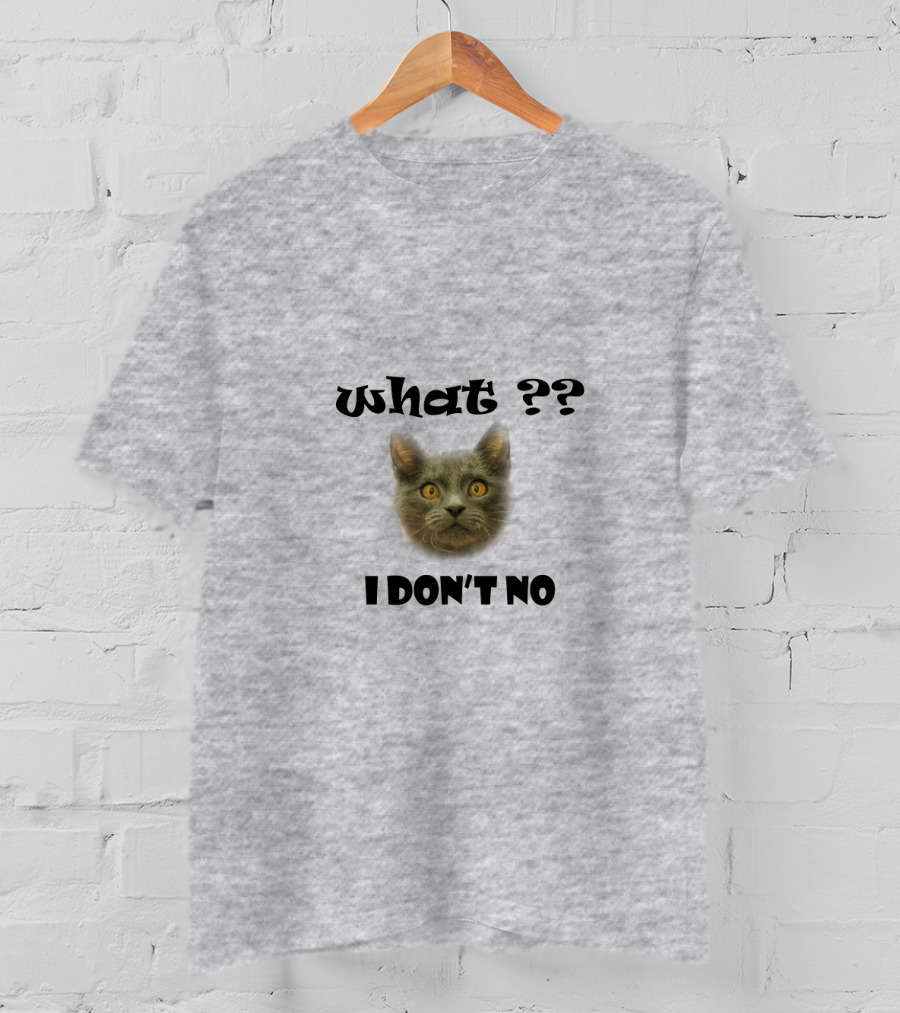 What Cat I Don't No T-Shirt