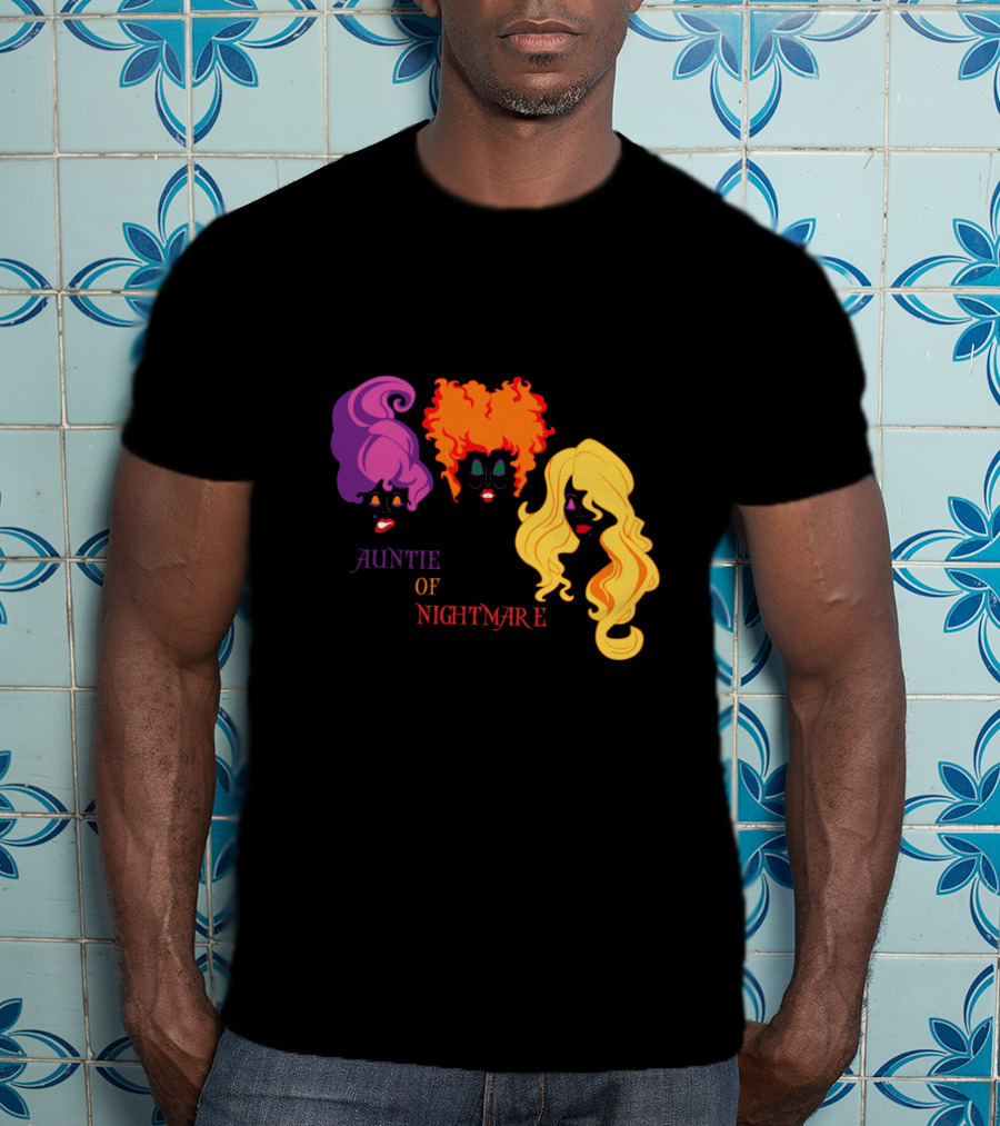 Auntie Of Nightmare Hocus Pocus Witches T-Shirt
