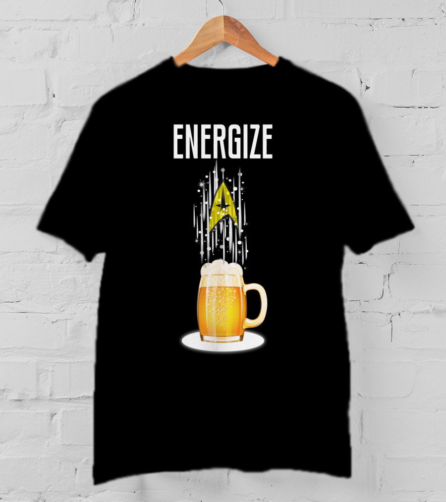 Energize Beer StarTR Badge T-Shirt