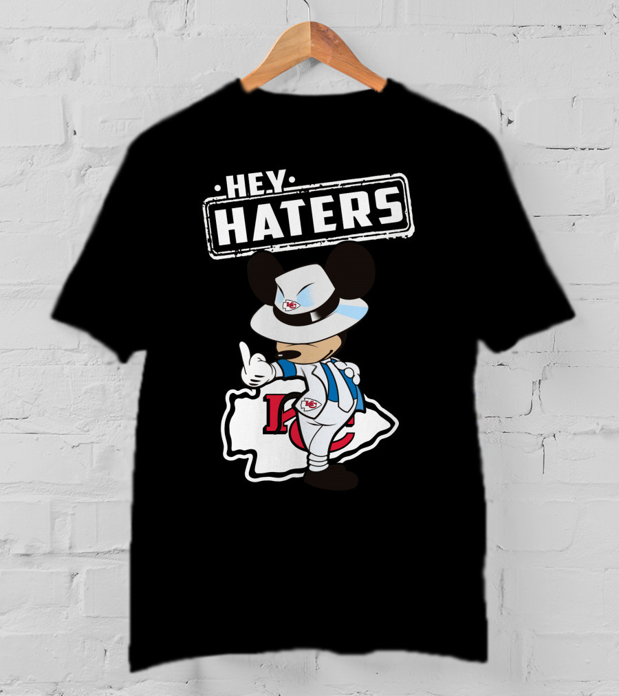 HEY HATERS KC Chiefs Mickey Pose T-Shirt