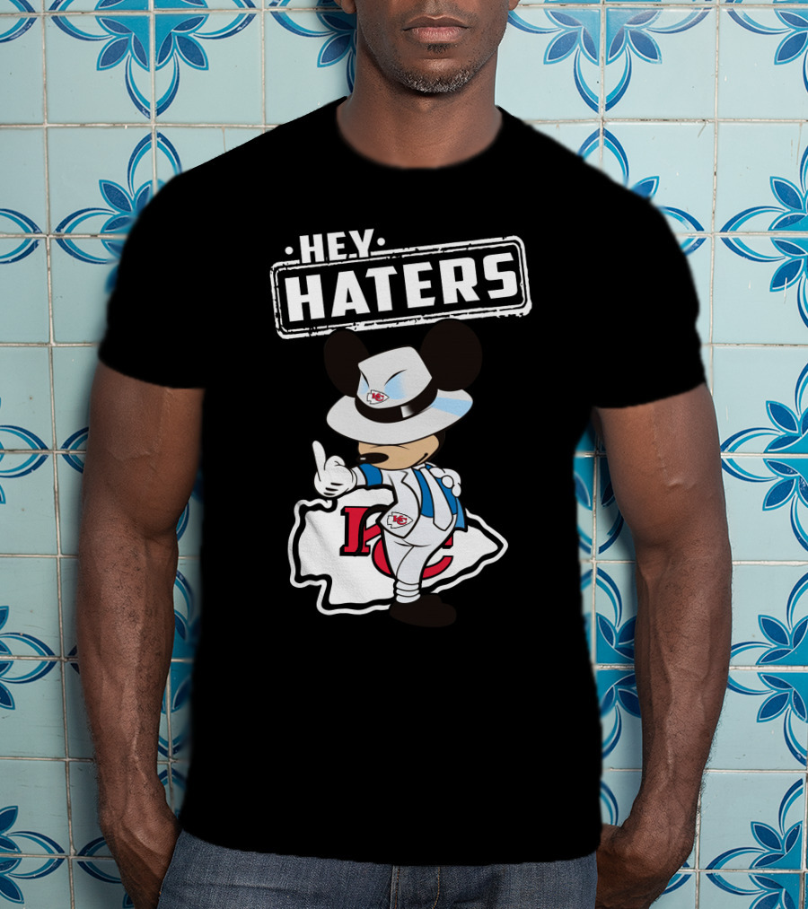HEY HATERS KC Chiefs Mickey Pose T-Shirt