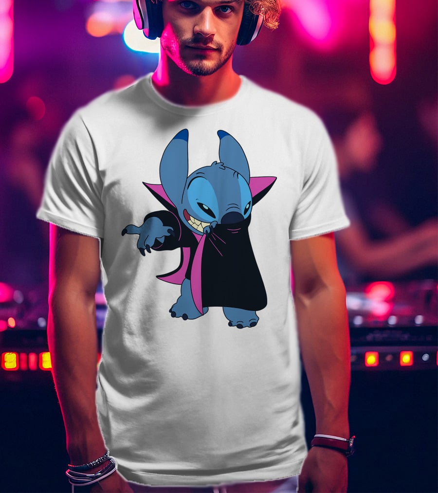 Disney Stitch Halloween Vampire Costume T-Shirt