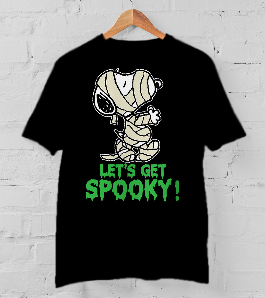 Let's Get Spooky Halloween Mummy Costume T-Shirt