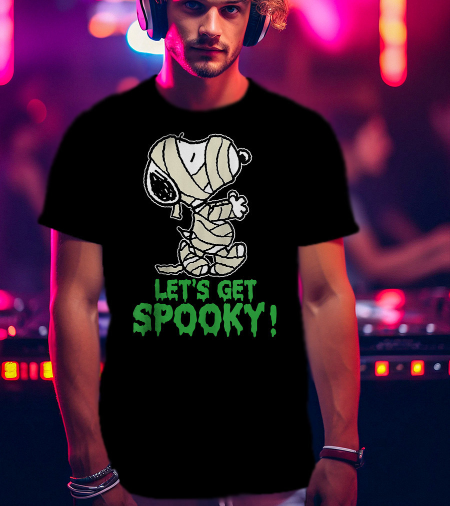 Let's Get Spooky Halloween Mummy Costume T-Shirt