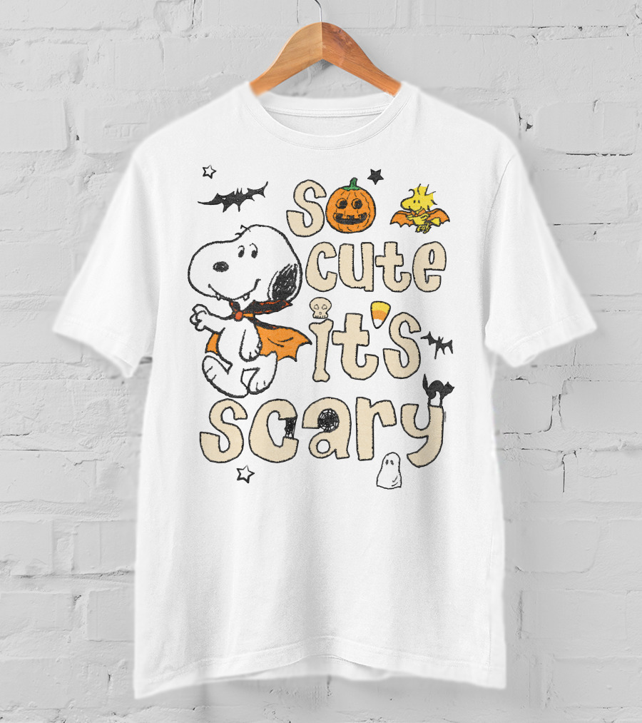 Halloween Snoopy So Cute It's Scary T-Shirt