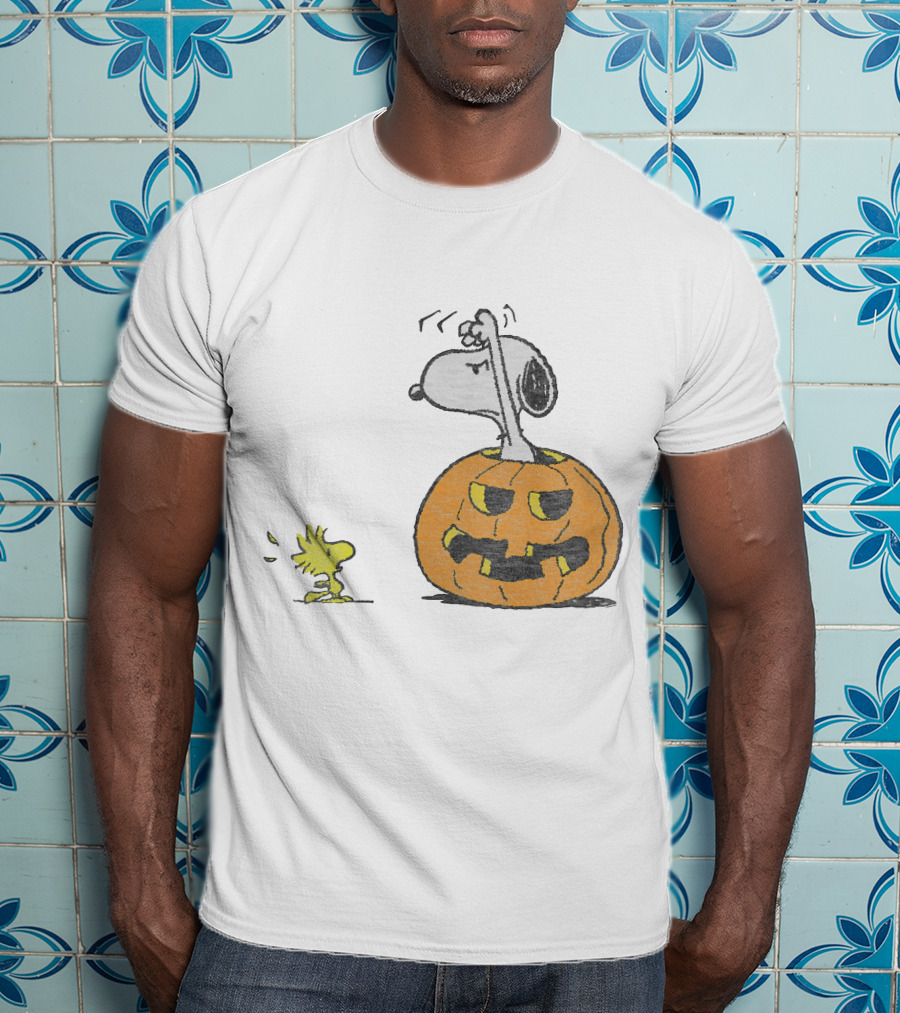 Halloween Snoopy Woodstock Pumpkin Peanuts T-Shirt