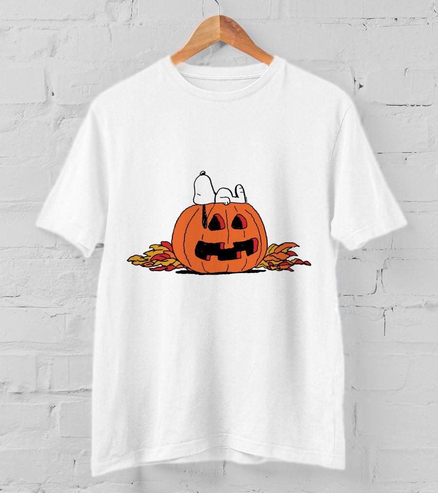 Snoopy Halloween Pumpkin Lantern T-Shirt