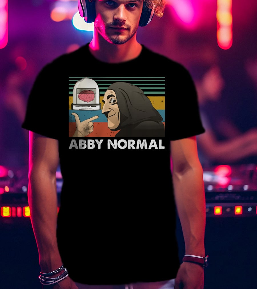 Abby Normal Igor Vintage Style Brain Placeholder T-Shirt