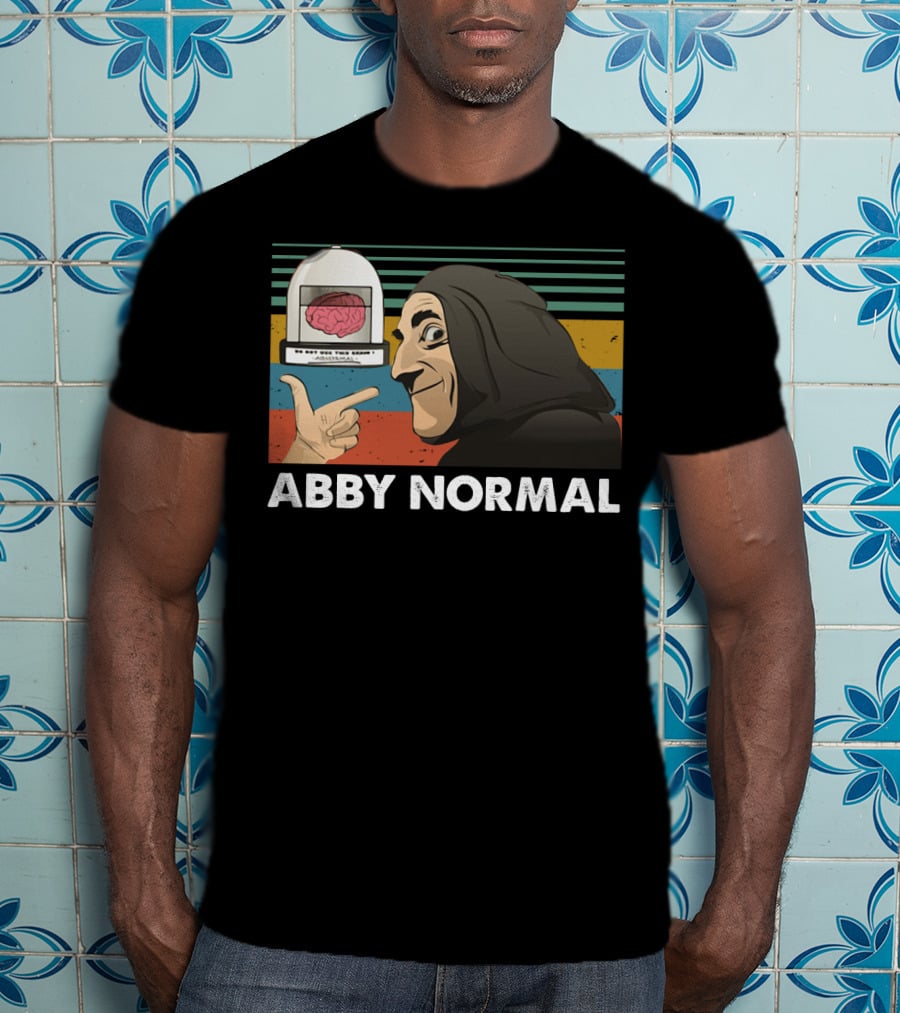 Abby Normal Igor Vintage Style Brain Placeholder T-Shirt