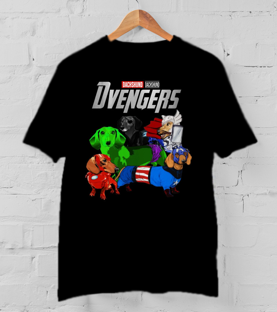 Dachshund Dachshund DVengers T-Shirt