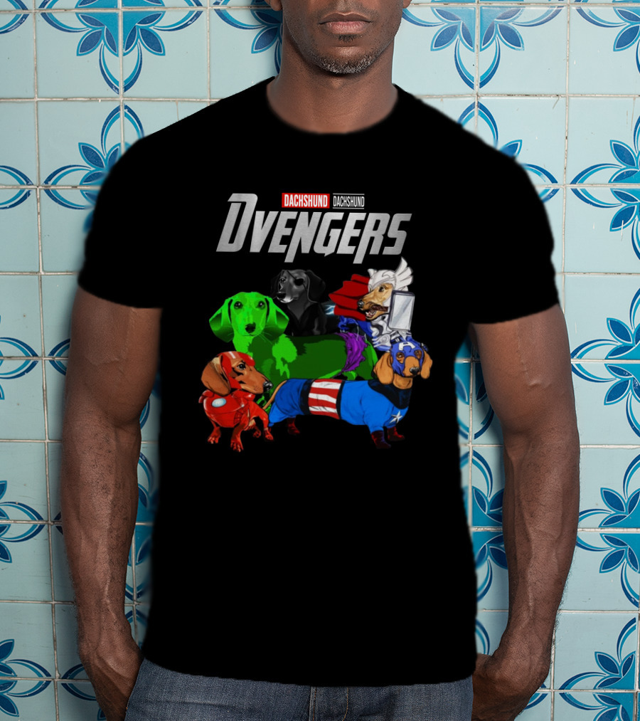 Dachshund Dachshund DVengers T-Shirt