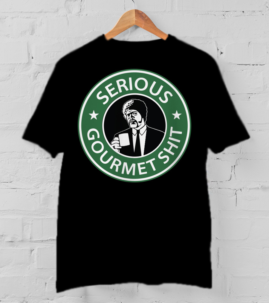 Serious Gourmet Shit Coffee Mug Pulp Fiction T-Shirt