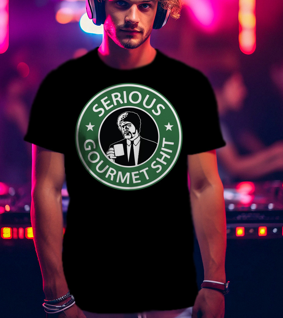 Serious Gourmet Shit Coffee Mug Pulp Fiction T-Shirt