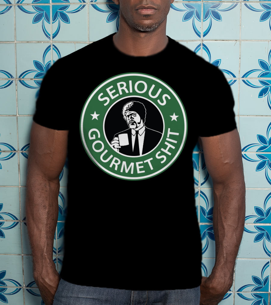 Serious Gourmet Shit Coffee Mug Pulp Fiction T-Shirt
