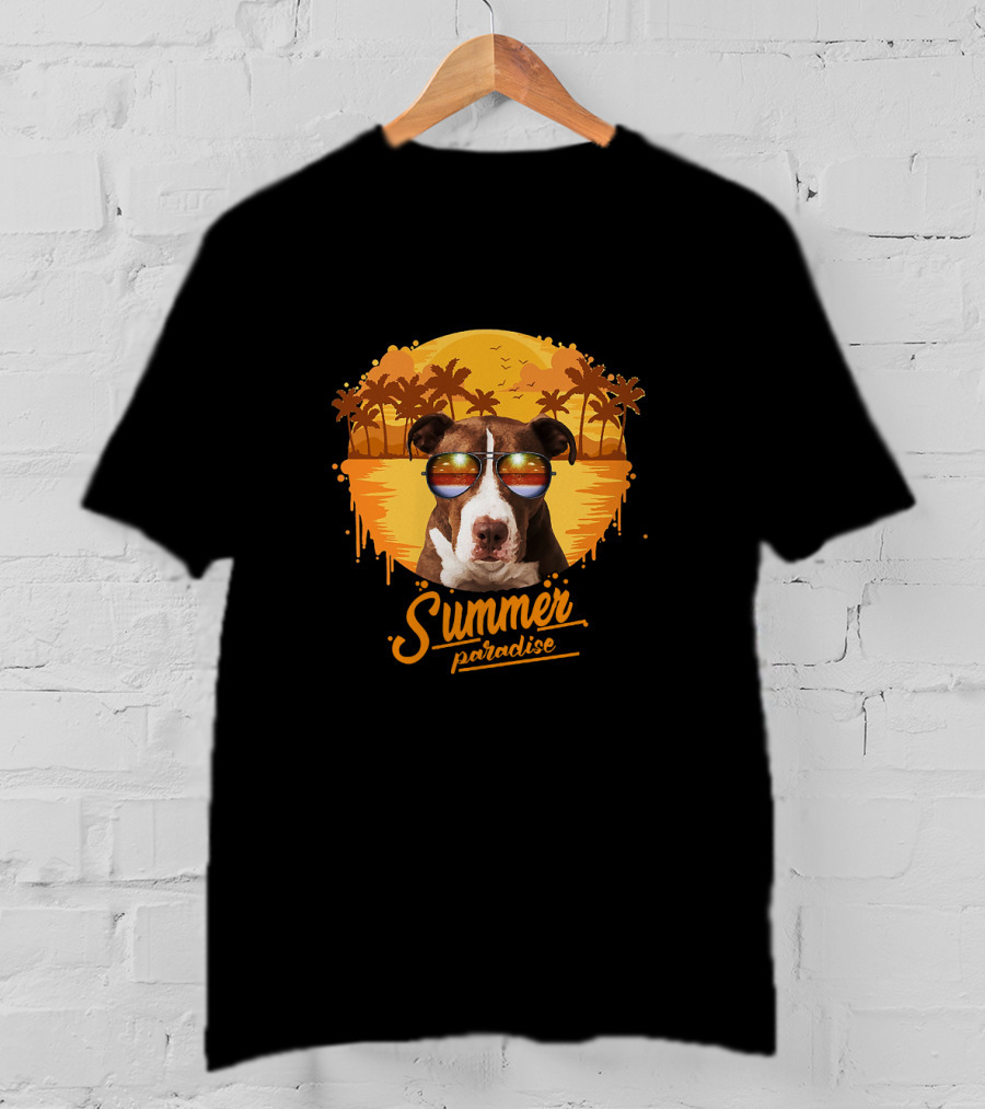Summer Paradise Dogs T-Shirt