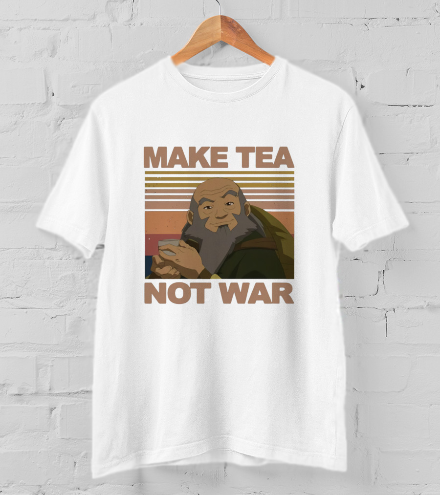 Uncle Iroh Make Tea Not War Retro T-Shirt
