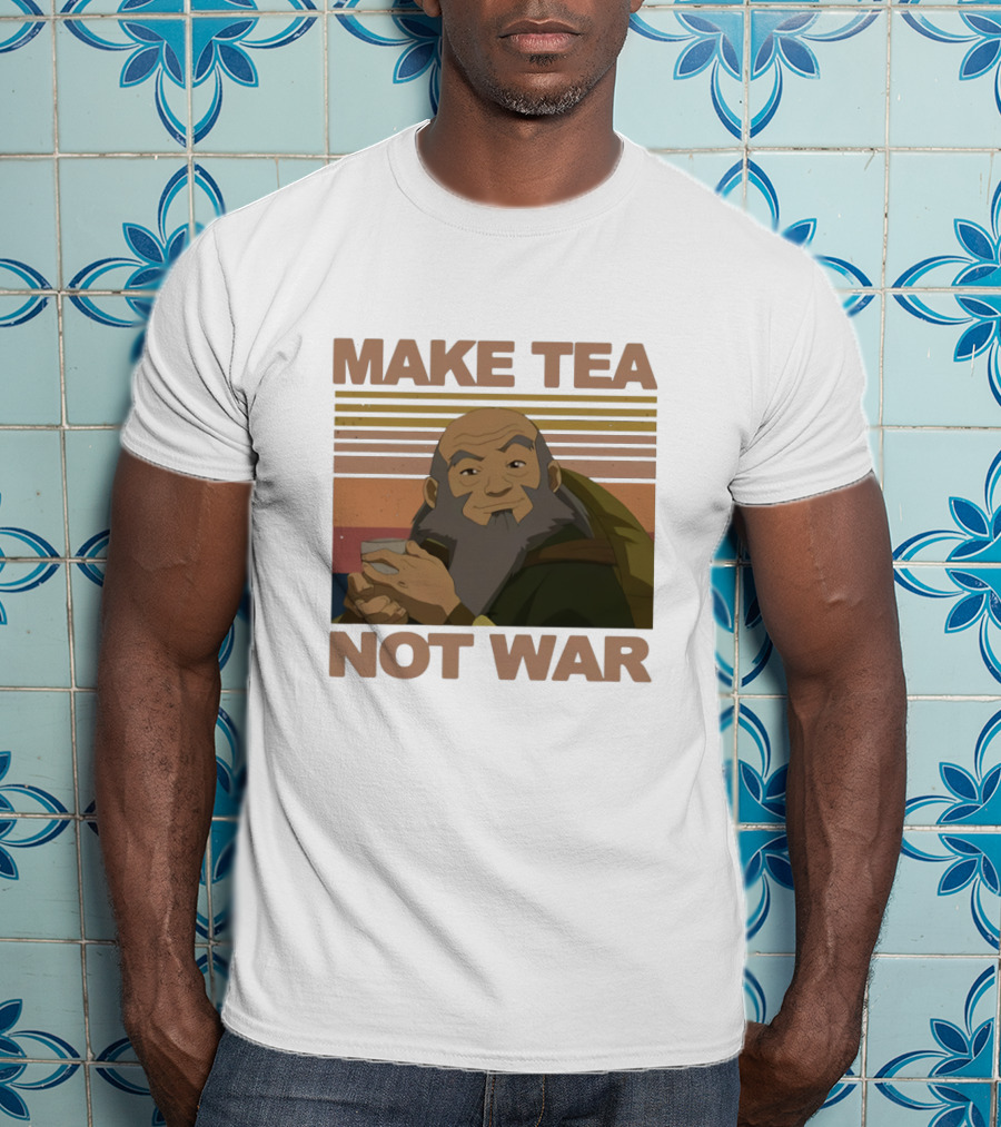 Uncle Iroh Make Tea Not War Retro T-Shirt