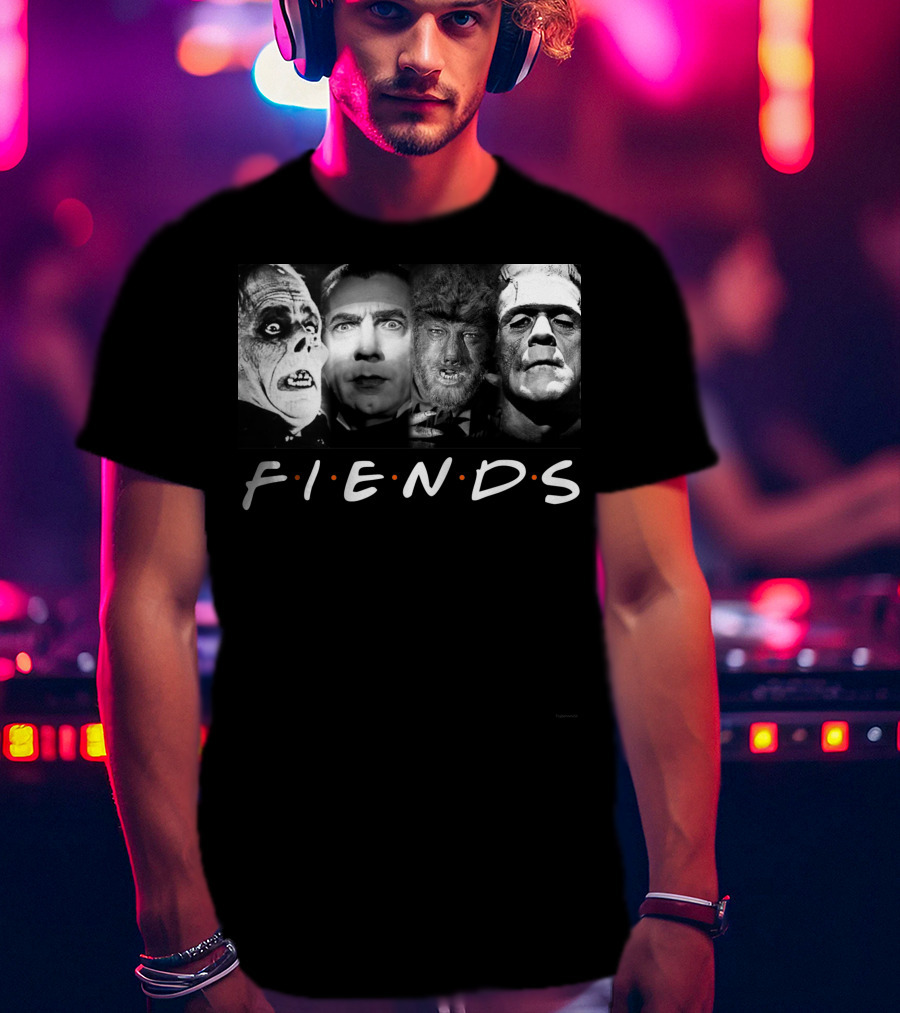 FIENDS Essential Classic Horror Movie Monsters T-Shirt