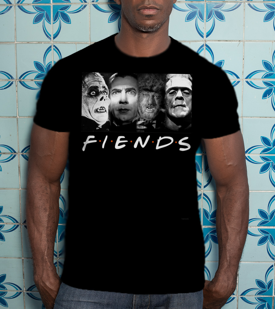 FIENDS Essential Classic Horror Movie Monsters T-Shirt