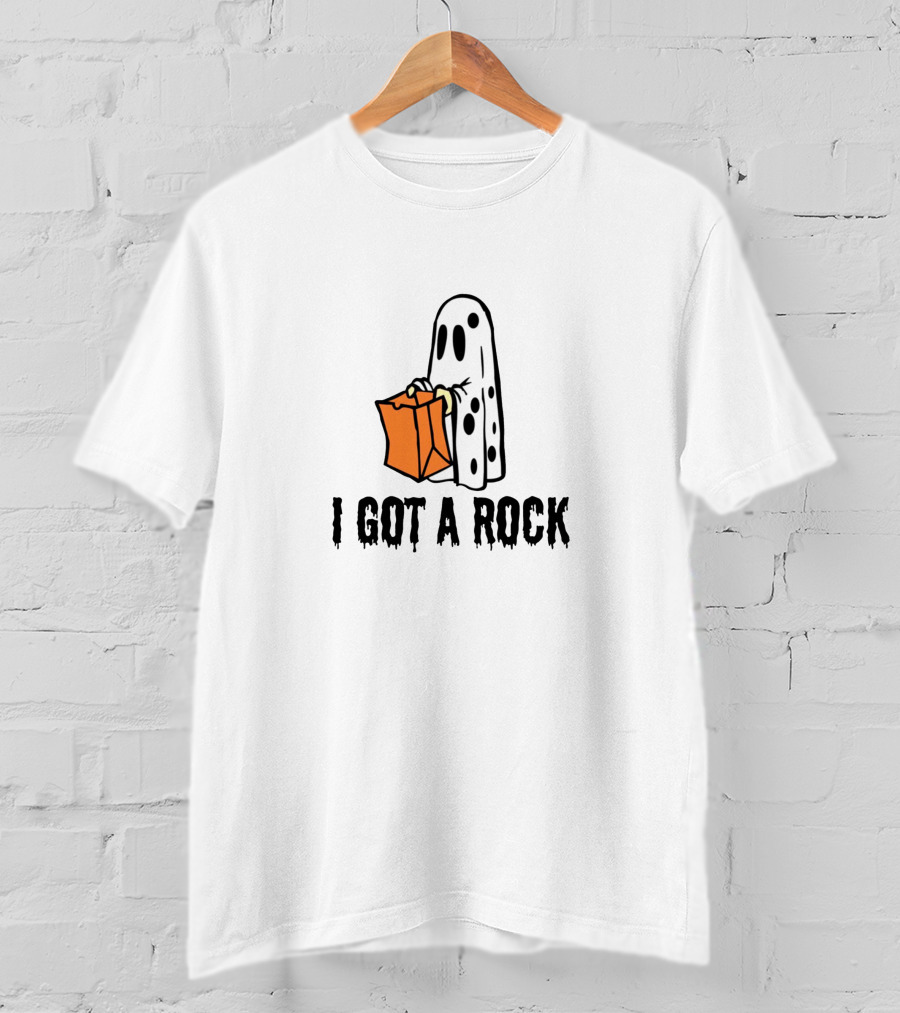 I Got A Rock Ghost Cartoon Halloween Essential T-Shirt