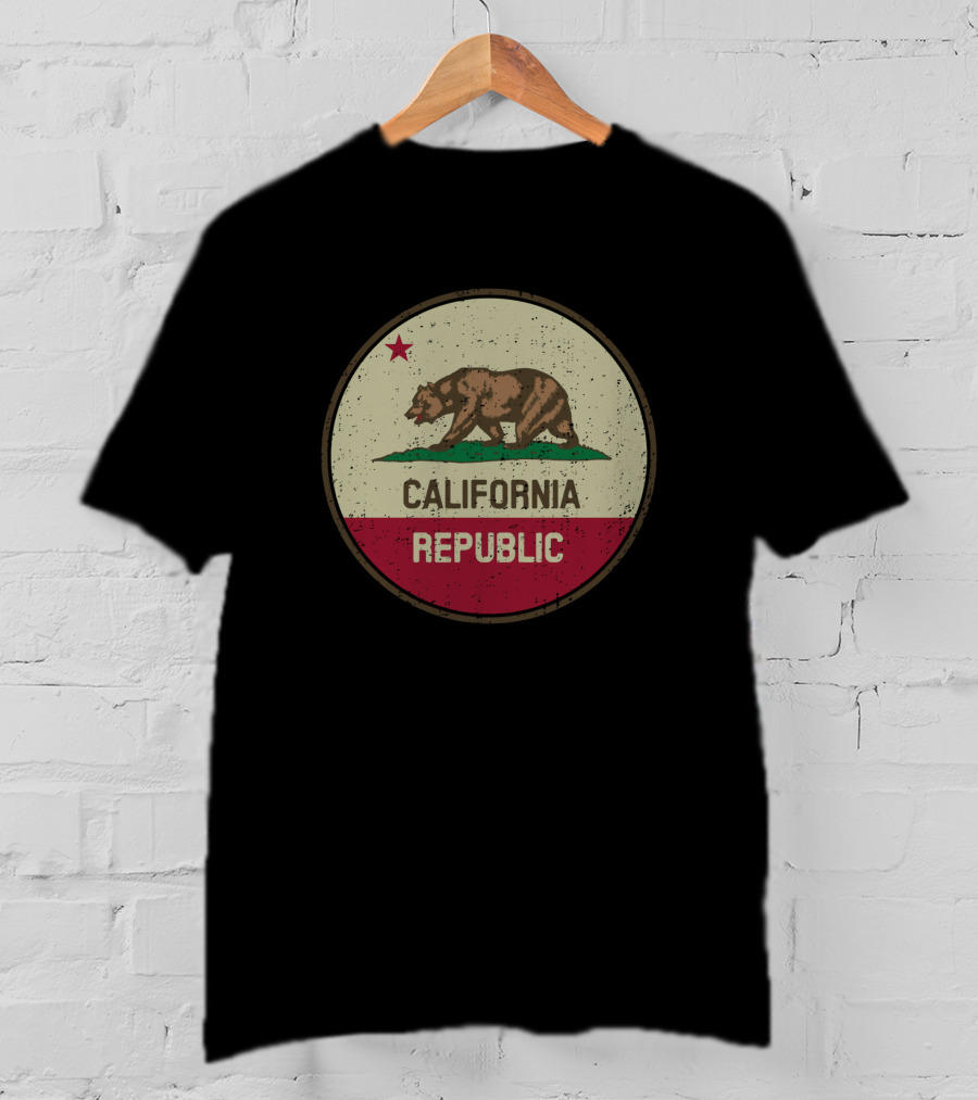 Vintage California Republic Bear Flag T-Shirt