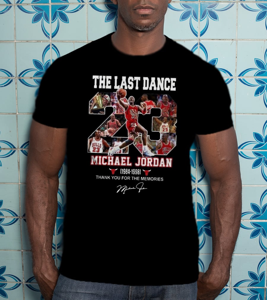 The Last Dance Michael Jordan 23 Bulls 1984-1998 Thank You For The Memories T-Shirt