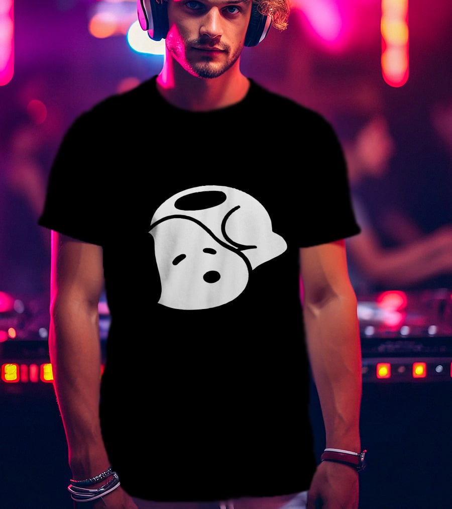 Baby Snoopy Sleeping Peanuts Character T-Shirt