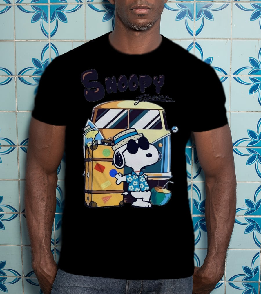 Snoopy Forever Vintage Travel Adventure T-Shirt