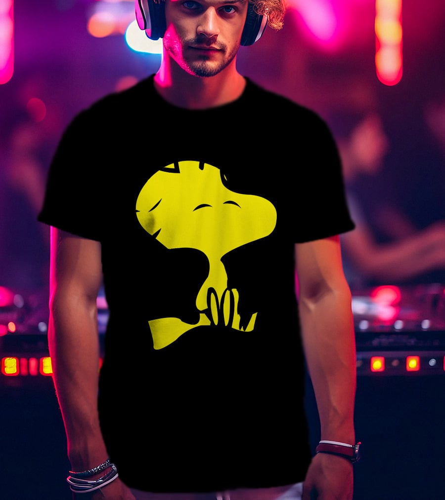 Woodstock Peanuts Cartoon Character Yellow Bird T-Shirt