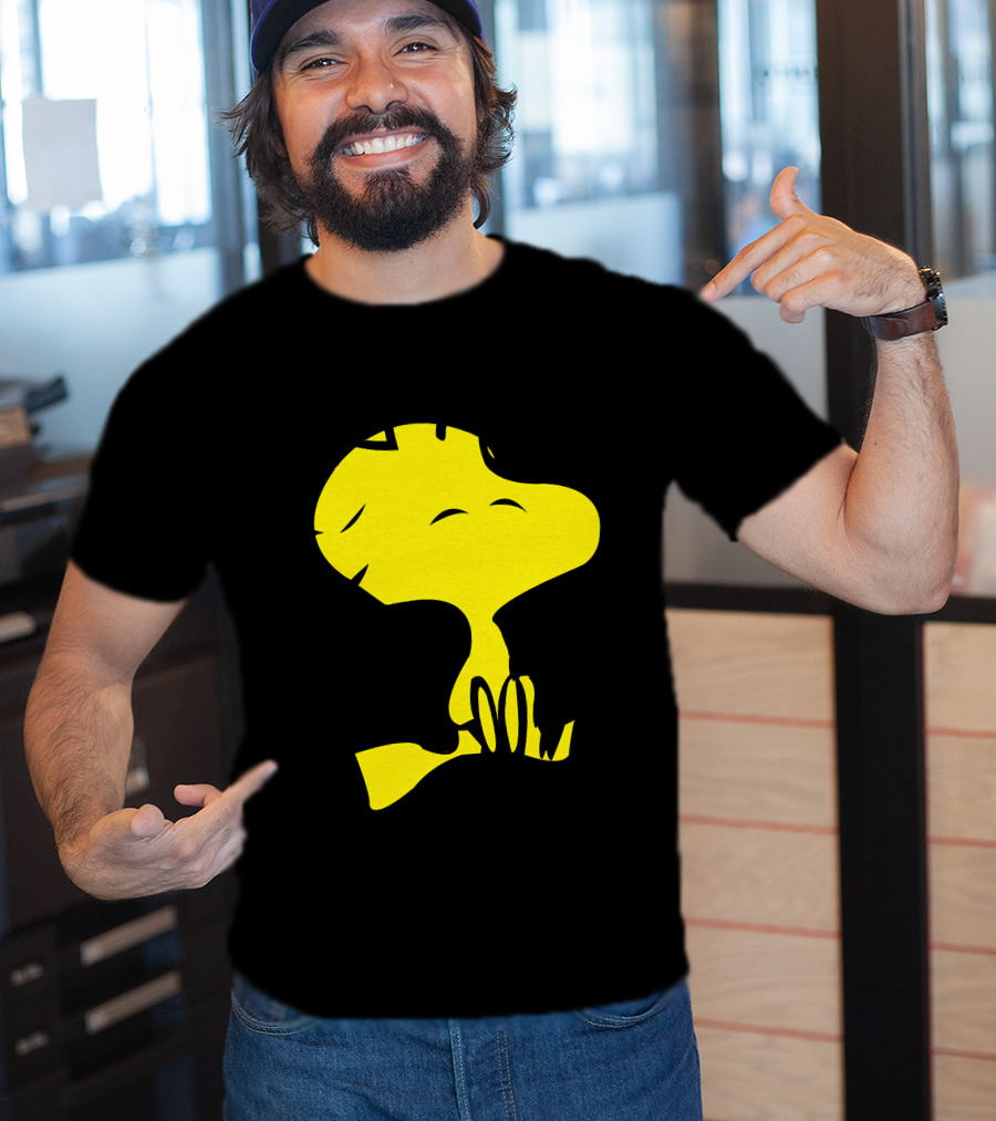 Woodstock Peanuts Cartoon Character Yellow Bird T-Shirt