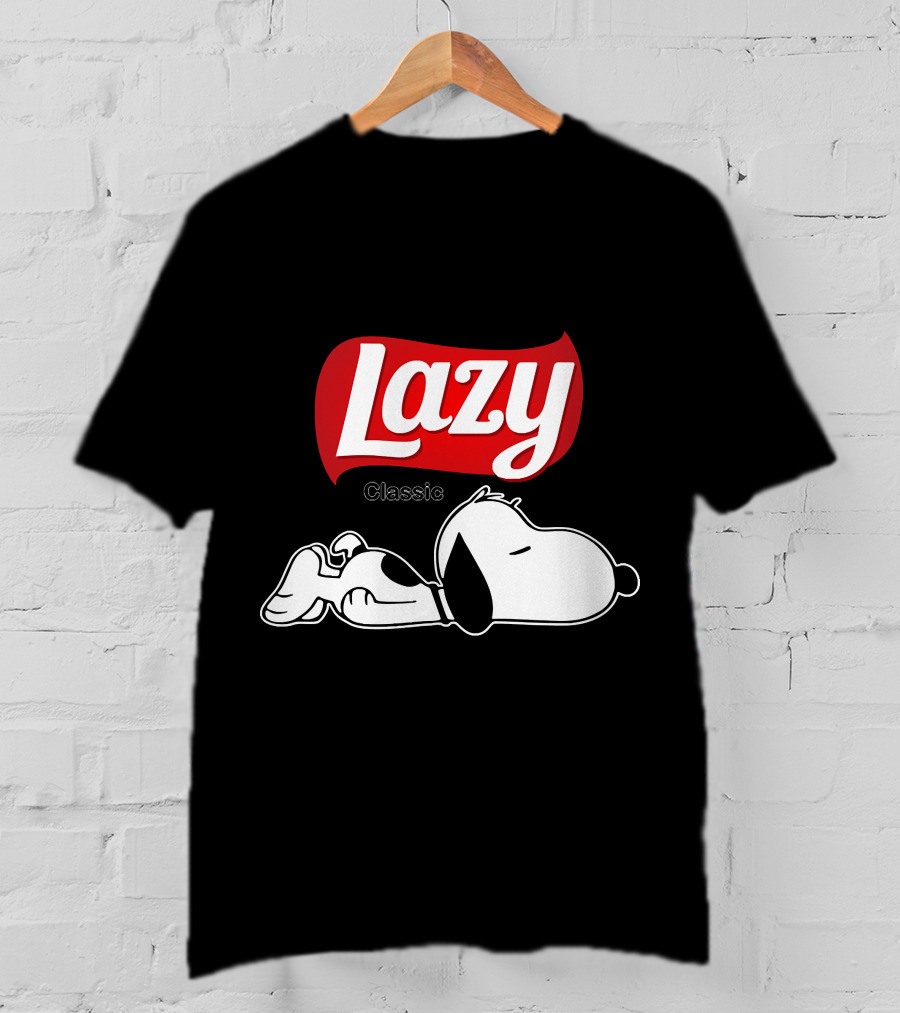Lazy Classic Snoopy T-Shirt