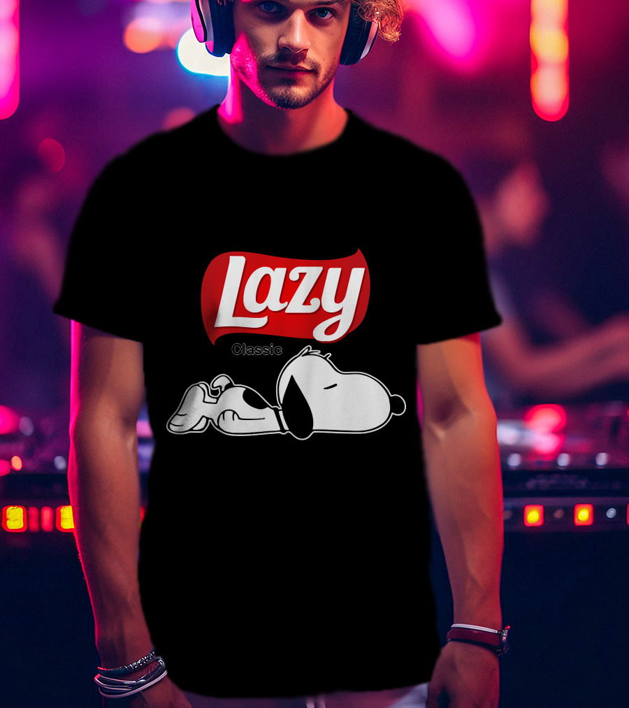 Lazy Classic Snoopy T-Shirt