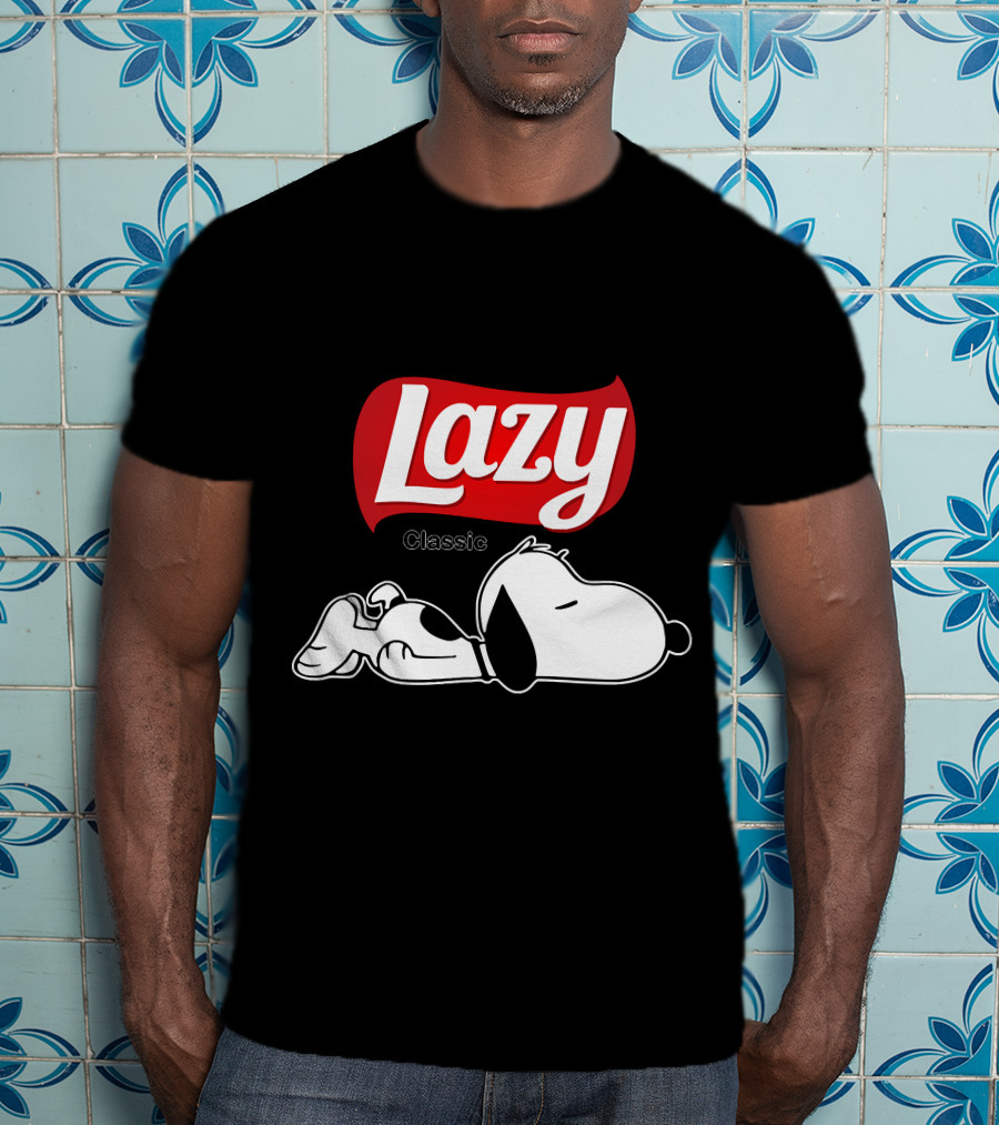 Lazy Classic Snoopy T-Shirt