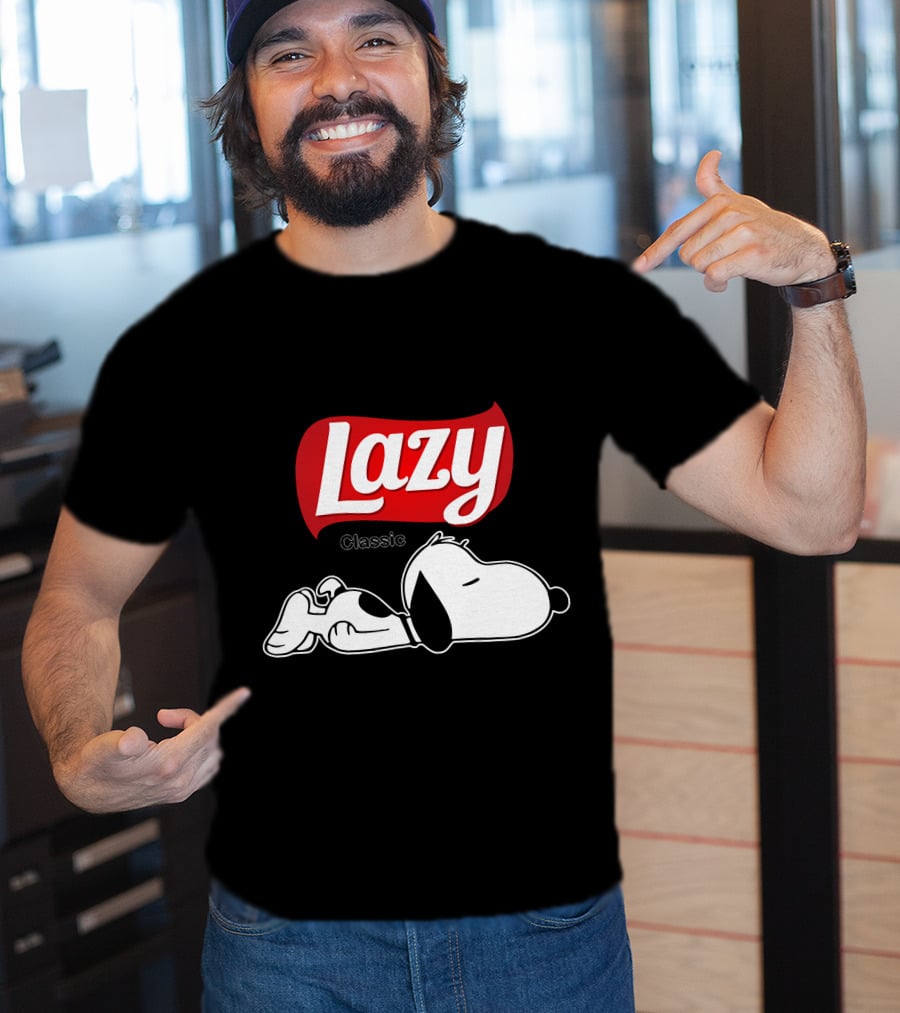 Lazy Classic Snoopy T-Shirt